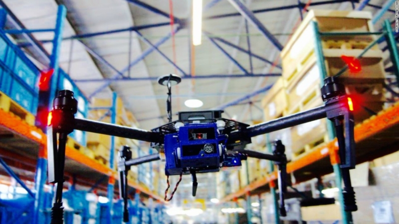 MEC powered drone control